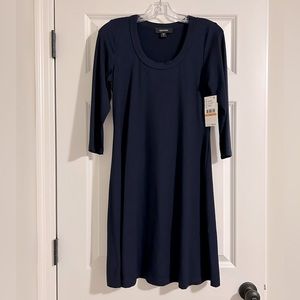 NWT - Karen Kane Navy Blue Dress